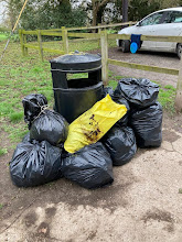 litter collected during the litter pick